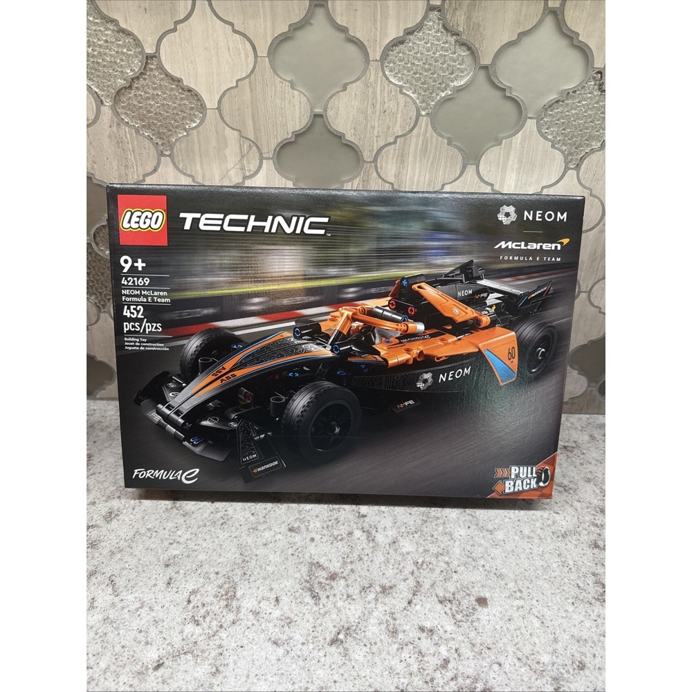 LEGO 42169 Technic NEOM McLaren Formula E Team 452pcs New Pull/Back